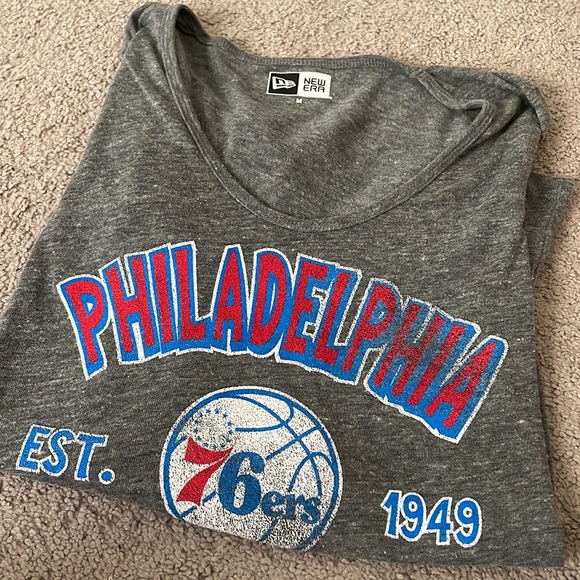 NWT Philadelphia Sixers New Era Woman’s Shirt - Picture 3 of 7